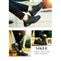 TaoBo, zapatos de senderismo de estilo clásico para hombre, zapatos deportivos de nieve con cordones de piel, zapatos de montaña con suela acolchada para hombre, zapatos de Trekking - details 7