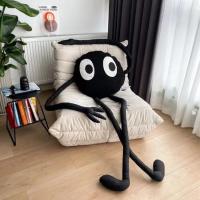 Almohada de Peluche Suave de Coal Negro con Patas Largas y Diseño de Dibujos Animados para Sofá de Casa y Cama de Coche Regalo de Anime - details 19