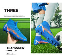 Botas de fútbol FG/TF para hombre, zapatos de fútbol profesionales Unisex, entrenamiento de hierba de alta calidad, deporte, ultraligero, antideslizante - details 17