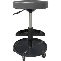 Taburete de Neumático Rojo con Almacenamiento 390-520mm 2 Estantes Muebles y Organización - details 16