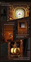 751PCS Classic Vintage Swing Reloj Arquitectónico Modelos de bloques de construcción Juguetes Adornos Juegos Regalos - details 1