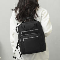 Mochila De Viaje Casual Para Mujer Impermeable De Oxford Gran Capacidad Con Hombros Múltiples Funciones Estilo Escolar - details 8