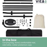 Hamaca de Acero Sólido Portátil Hamaca para 2 Personas con Mesa Auxiliar - details 24