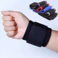1 unidad de soporte de banda ajustable para muñeca, muñequera deportiva, envolturas de compresión, alivio del dolor de tendinitis - details 0