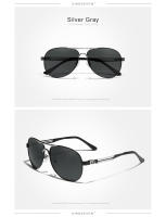 KINGSEVEN-gafas de sol polarizadas de piloto de acero inoxidable para hombre y mujer, gafas de sol masculinas con montura a la moda para conducir - details 4