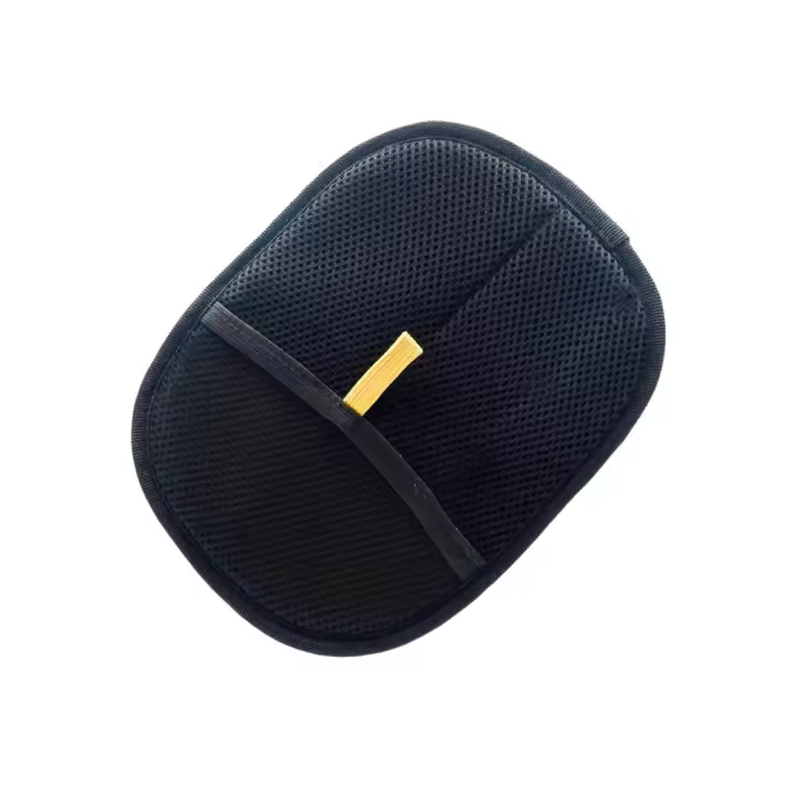 Guantes de aseo para mascotas de doble cara, cepillo eliminador de pelo suave y grueso para mascotas, cepillo de desempolvar estático multifuncional negro, 2 uds. - 1