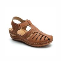 Sandalias de tacón de cuña para mujer, zapatos ahuecados, Verano - details 2