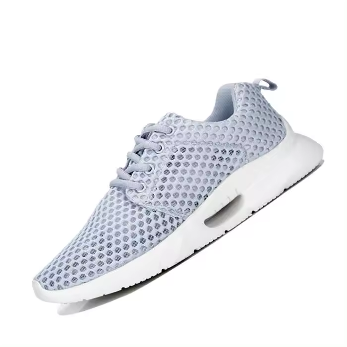 Zapatillas de correr de malla transpirable para hombre, zapatos deportivos de amortiguación suave, zapatillas cómodas para caminar a diario, zapatos de tenis al aire libre, Verano - 1
