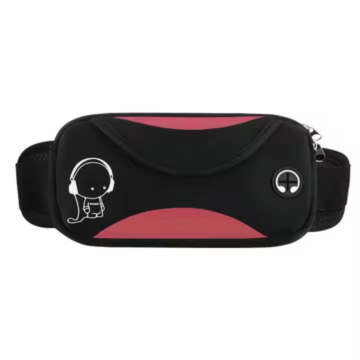 Riñonera para correr impermeable, bolsa Invisible ligera para correr maratón, tira reflectante, riñonera ajustable para correr - 1