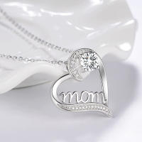 Collar de Plata de Ley 925 para Mujer, regalos dia de la madre, joyas originales para mujer,regalo de cumpleaños - details 5