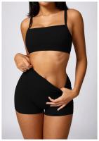 Traje atlético de 2 piezas para mujer, ropa de Yoga de secado rápido, equipo de Fitness, correr, entrenamiento, ropa de ejercicio - details 8