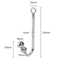Empaquetado privado SEXY Sexy Hook Anal Beads Butt Plug para dilatador vaginal hombres masajeador de próstata juguetes sexuales adultos juegos pareja herramienta productos eróticos - details 4
