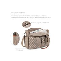 Bolsa de Pañales para Bebé de Gran Capacidad Bolsa de Maternidad Impermeable Multifuncional Portátil para Cuidado del Bebé Material de Poliéster - details 5
