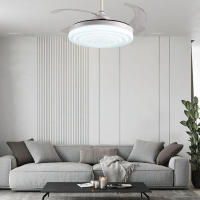Ventilador de techo ROCAS Motor DC Aspas Desplegables con Luz Led 36W MEMORIA Regulable en intensidad DIMMER (Luz nocturna) a - details 0