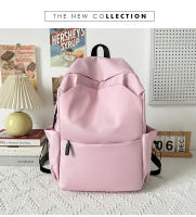 Mochila de color sólido Nueva mochila escolar al por mayor para estudiantes Mochila de ciclismo impermeable, portátil, deportiva y de gran capacidad para exteriores - details 33