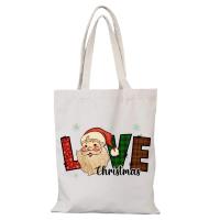 Bolsa de mujer Feliz Navidad, regalo de Año Nuevo, bolsos de señora, bolso de mano de anime, bolso de lona, bolsos de compras, bolso ecológico de tela para mujer - details 7