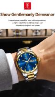 Reloj de Pulsera de Acero Inoxidable de Cuarzo Automático Función de Fecha Resistente al Agua - details 14