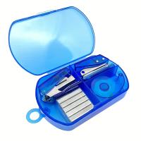 Set de Suministros de Oficina Mini Tiradora de Clavos, Dispensador de Cinta, Perforador de Agujeros - details 5