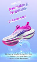 ONEMIX-Zapatillas deportivas ultraligeras para correr y Maratón, zapatos profesionales con soporte estable y alivio de golpes, placa de carbono - details 10