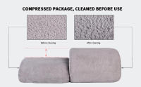 Juego de 3 toallas de baño grandes, de secado rápido, muy absorbentes, para ducha, deportes, 70X140CM - details 2