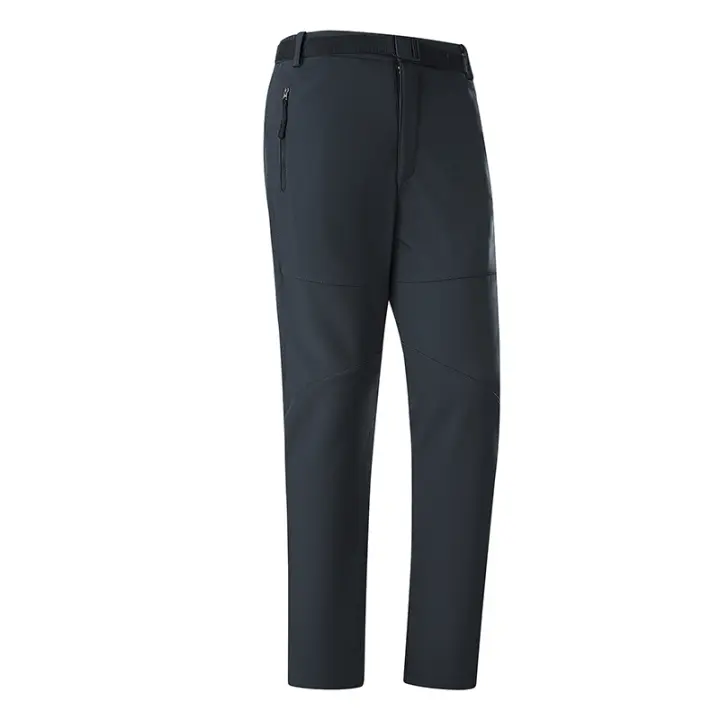 LNGXO Pantalones de Vellón para Invierno Calidez, Impermeable, Ideal para Senderismo, Escalada, Acampada, Trabajo al Aire Libre - 1