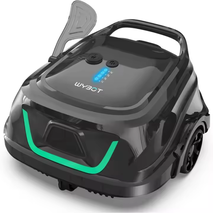 WYBOT A1 Robótico Limpiador Inalámbrico Aspiradora de Piscina Automática con 120 Minutos, Dobles Filtros, Indicador LED Ideal para Entrenadores de Equilibrio - 1