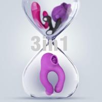 Juguetes Sexuales para Parejas con 3 Motores, Anillo Vibrador para El pene con 7 Modos de Vibración y Modo Lengua Vibrador - details 5
