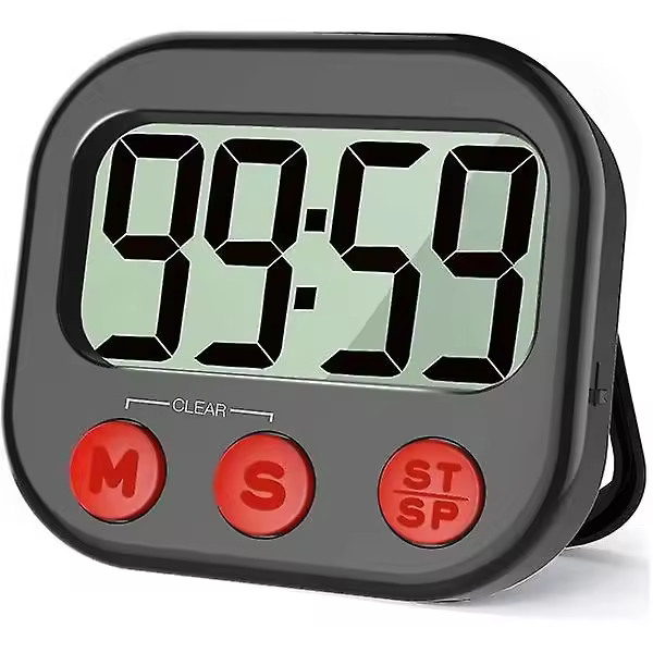 Temporizador de cocina con Visión Digital, cronómetro magnético, temporizador de cuenta atrás, pantalla LCD - 1