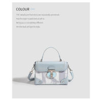 Bolso cuadrado pequeño de textura premium, bolso de mujer con patrón de cocodrilo, bolso de hombro de moda, bolso de mujer informal, versátil, de color contrastante - details 2