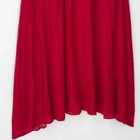 OUWU- Vestido de vacaciones sin espalda con cuello en V y manga larga de punto a rayas de arco iris para mujer, elegantes vestidos de calle de verano - details 4