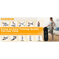 HosculAB - Set Reformer, Tablas 6 en 1 para Entrenamiento en casa, Reformadores portátiles y Plegables, Tabla de Pilates Multifuncional para - details 1