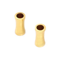 Cuentas de Pulsera de Brasso Dorado Mate Forma de Cilindro Ideal para Hacer Joyería DIY - details 29