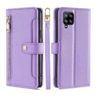 Funda de teléfono de cuero magnética multifuncional para Galaxy A42, funda protectora con cremallera, 5G, de moda - details 12