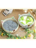 Ratán gato nido gato rascador tabla auto-hi bola integrada de cuatro estaciones universal tejida a mano lavable resistente a los arañazos cuerda de algodón nido para mascotas - details 14