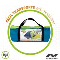 Tienda de campaña con techo de hielo Aktive para 4 personas, tienda de campaña con dosel frontal doble para 4 personas - details 2