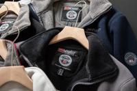 Chaqueta acolchada de forro Polar a prueba de viento para hombre, abrigo cálido anticongelante, frío Polar, talla grande, ocio, moda, otoño, invierno, nuevo - details 2