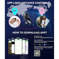 Empaque privado Vibrador Sexy con Control por APP para Hombres Anillo de Retraso de Eyaculación Juguetes Anillo de Bloqueo Suministros Sexuales para Hombres Adultos 18+ - details 11