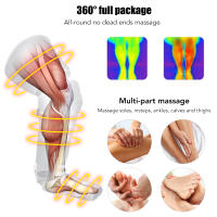 Masajeador inteligente para piernas, dispositivo de 3 velocidades, compresa caliente, presión de aire, vibración, relaja los músculos, alivia la fatiga, muslo y pantorrilla - details 3