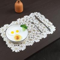 Mantel Individual colorido para decoración de mesa de comedor, mantel impermeable resistente al calor, posavasos Floral lavable a prueba de aceite para el hogar, 2 uds. - details 10