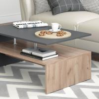 Mesa de sofá, mesa de centro, mesa central, diseño moderno, estilo artístico, medidas: 90 x 60 cm - details 10