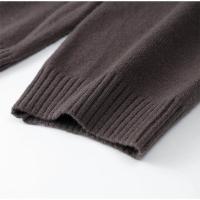 Suéter de Punto Versátil para Mujer Cuello Redondo, Manga Larga, Color Sólido, Ropa de Oficina de Moda de Otoño - details 5