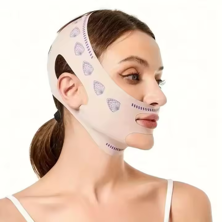 Herramienta de Cuidado de la Piel Facial Ouwu Cinturón Estirador Adelgazante Moldeador de Línea V - 1