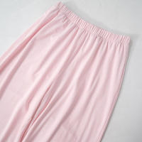 Conjunto de pantalón de pierna ancha y top de manga larga básico de color sólido nuevo de otoño para mujer Y24593 - details 39