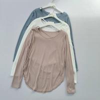 Camisa Deportiva para Mujer Holgada para Correr, Secado Rápido, Grande, Informal, Transpirable, Ropa de Yoga que Absorbe el Sudor, Camisa de Manga Larga - details 0