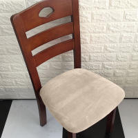 Fundas para cojines de asiento súper suaves de tela de terciopelo, fundas elásticas para sillas, para Hotel, banquete, comedor, sala de estar, 1/2/4/6 piezas - details 15