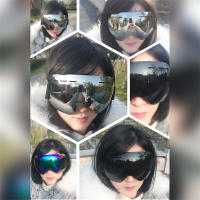 Gafas de esquí antivaho de doble capa para hombres y mujeres, máscara de esquí grande, gafas de nieve, accesorios de Snowboard, UV400, 1pc - details 8