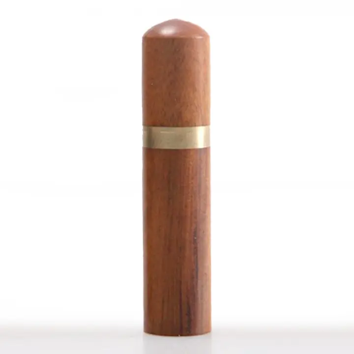 Contenedor de almacenamiento de agujas de alta calidad, barril de cuero, herramienta de artesanía, botella de agujas, costura, Sándalo, marrón - 1