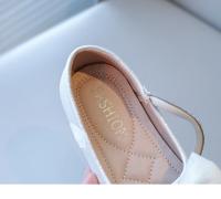Zapatos de vestir para niñas, zapatos planos Mary Jane con lazo de diamantes de imitación, zapatos planos de princesa elegantes y dulces para la escuela, primavera y otoño, 2025 - details 16