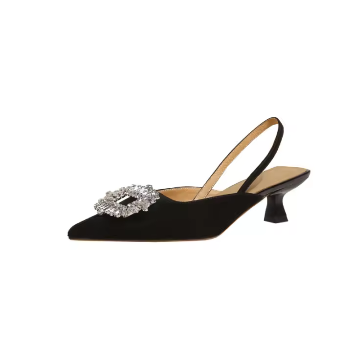 Sandalias de 3cm para mujer, tacones de aguja, tacones pequeños de 3cm - 1
