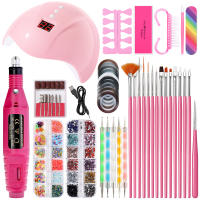 Kit de Manicura de Herramientas Eléctricas Secador de Uñas con LED UV y Kit de Esmalte de Gel para Uñas Secado Rápido Belleza - details 2
